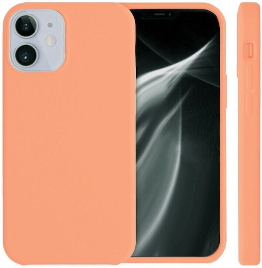 Back Cover Σιλικόνης Πορτοκαλί (iPhone 12 miniNokia 5.4)