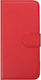 Buchen Sie Synthetisches Leder Rot (Realme C11)