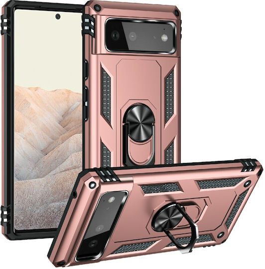 Magnetic Back Cover Silicon Magnetic Rose Gold (Google Pixel 6)
