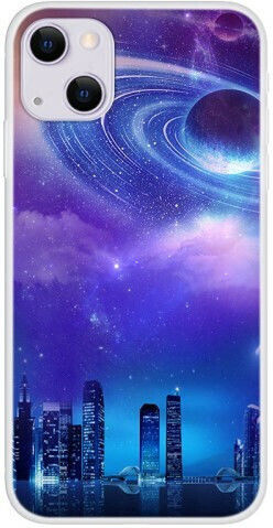 Inch Πόλη Umschlag Rückseite Silikon Mehrfarbig (iPhone 13 MiniNokia 5.4)