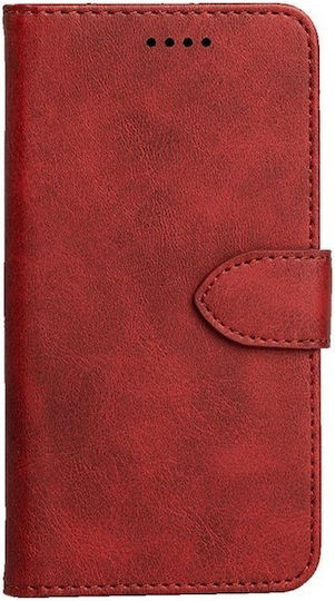 Brieftasche Synthetisches Leder Rot (TCL 20 Pro 5G)