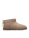 Classic Ultra Mini Leder Stiefeletten Damen Braun