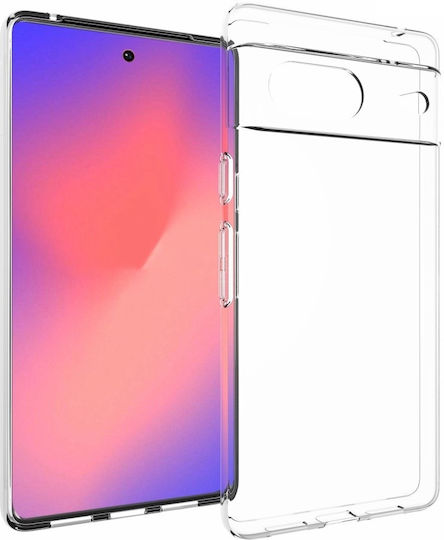 Sockproof Anti-slip Back Cover Silicone Transparent (Google Pixel 7Realme 7 5G)