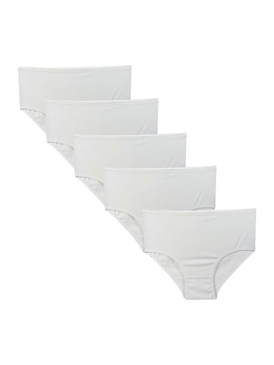 Onurel High Waist Women's Slip MultiPack White