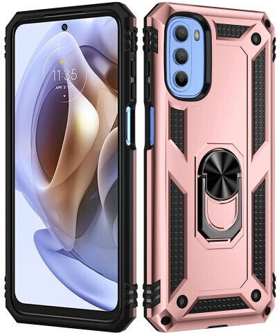 Hybrid Back Cover Plastic Pink (Moto G31)