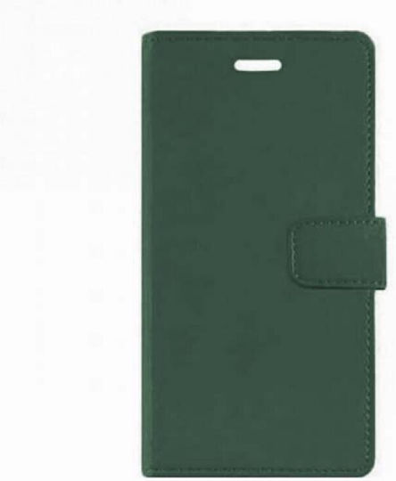 Întunecat Wallet Piele artificială Verde (TCL 30 / 30+ / 30 5G - TCL 30 / 30+ / 30 5G)