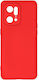 Realme Back Cover Σιλικόνης Κόκκινο (Oppo Find X5 Pro)