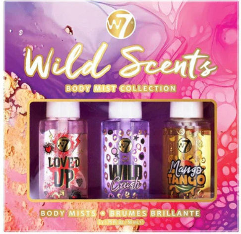 W7 Cosmetics Wild Scents Set cu Body Mist