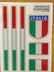 Reflective Motorcycle Stickers Qtr Italy Set