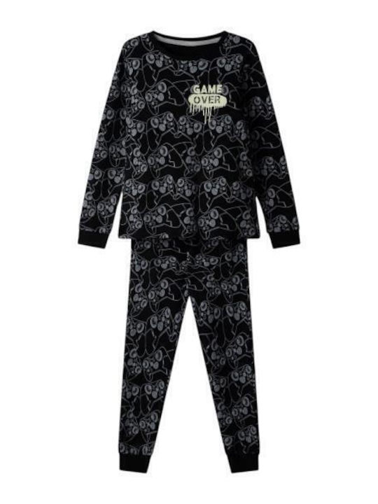 Hashtag Pijama pentru copii De iarnă Neagră