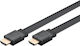 Goobay HDMI 2.1 Ultra High Speed 48Gbps 4K 120Hz HDR VRR Flat Cable HDMI male - HDMI male 1.5m Μαύρο