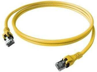 Easylan S/FTP Cat.6a (Gigabit) Καλώδιο Δικτύου Ethernet 7.5m Κίτρινο