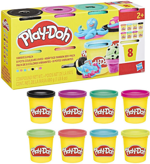 Hasbro Play-Doh 8 Aluaturi de Modelare Plasticină Play-Doh pentru 3+ Ani