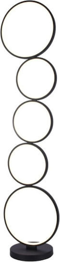 Pakketo Chemal LED Floor Lamp H130xW30cm. Black