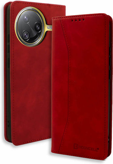 Bodycell Book Synthetic Leather / Leather Red (Poco F7)