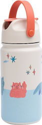 The Cotton Cloud Παγούρι Θερμός 420ml Meow Cats The Cotton Cloud Παγούρι Θερμός 420ml Meow Cats