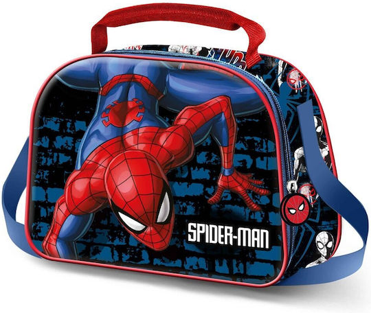 Karactermania Schulische Isothermische Lunch-Hülle Blau Spiderman 20 x 10 x 25.5cm