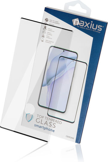 Naxius 9D Закалено стъкло Черен (Galaxy S22 Ultra 5G)