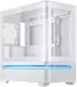 Asus Prime AP202 Gaming Mini Tower Computer Case with Side Window and ARGB Lighting White