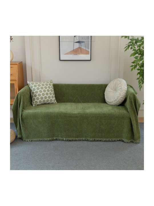 My Home Luxury Pommard Three-Seater Sofa Throw ...