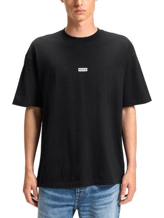 Hugo Nalono T-shirt Μαυρο