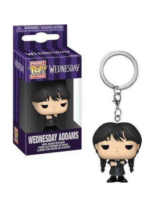 Mittwoch Tasche Pop Schlüsselanhänger Mittwoch Addams Schwarzer Mantel