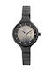 Just Watch Women's Watch with Black Metal Bracelet