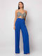 Dama Tesatura Pantaloni Albastru