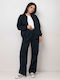Damen Sweatshirtjacke Navy