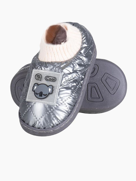 The Shoemart Kids Slippers Gray