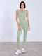 Ежедневна Женски легинси Високоталирани Light Green