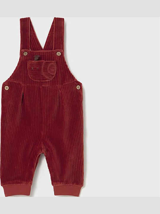 Kids' Corduroy Overall Red