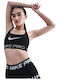 Dri-Fit Γυναικείο Αθλητικό Μπουστάκι Μαύρο