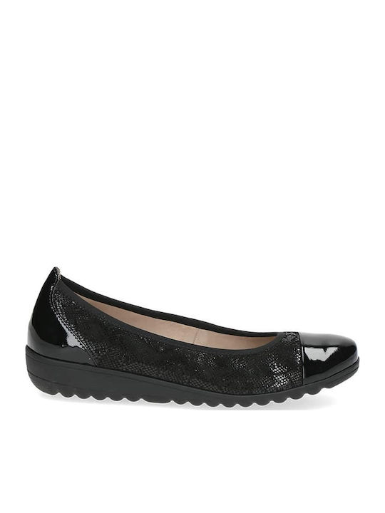 Caprice Damen Ballerinas in Schwarz Farbe