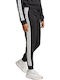 Performance Jogginghose Ausgestellt Vlies Schwarz
