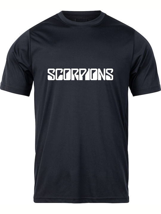 Μπλούζα Μακό Lux In Tenebris Ποιότητας Premium Τύπωμα Scorpions T-shirt Μαύρο