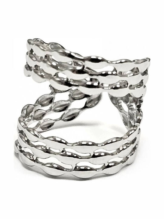 Karma Fashion Damen Ring aus Stahl