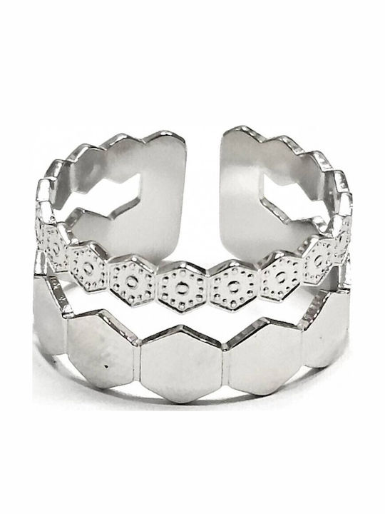 Karma Fashion Damen Ring aus Stahl