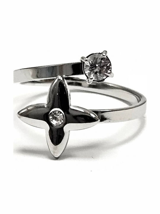 Karma Fashion Damen Ring aus Stahl