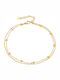 Touch Дамско Гривна Anklet от Стомана Златно