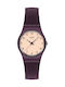 Swatch Swatch Women's Watch with Purple Rubber Strap