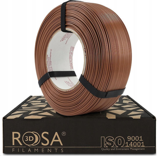 Rosa3D PLA 3D Drucker Filament 1,75mm Braunes 1kg 1 Stück (Nachfüllen)