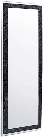 Mirrors & More Tessa Wandspiegel Ganzkörper mit Schwarz Metallisch Rahmen 150x50cm 1Stück