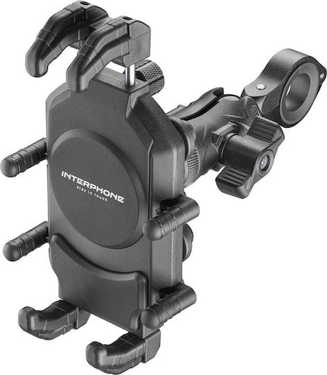 Interphone Crab Βάση Κινητού Μοτοσυκλέτας με Ρυθμιζόμενο Βραχίονα για το Τιμόνι
