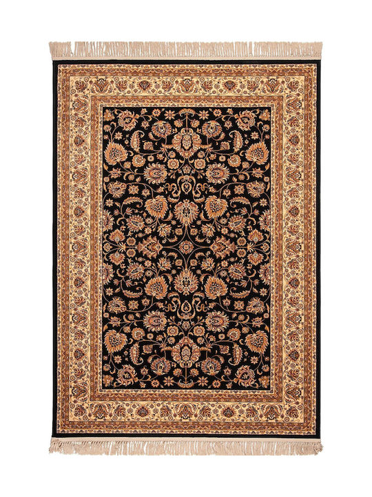 Viokarpet Isfahan 3783b Rug Rectangular Black-c...