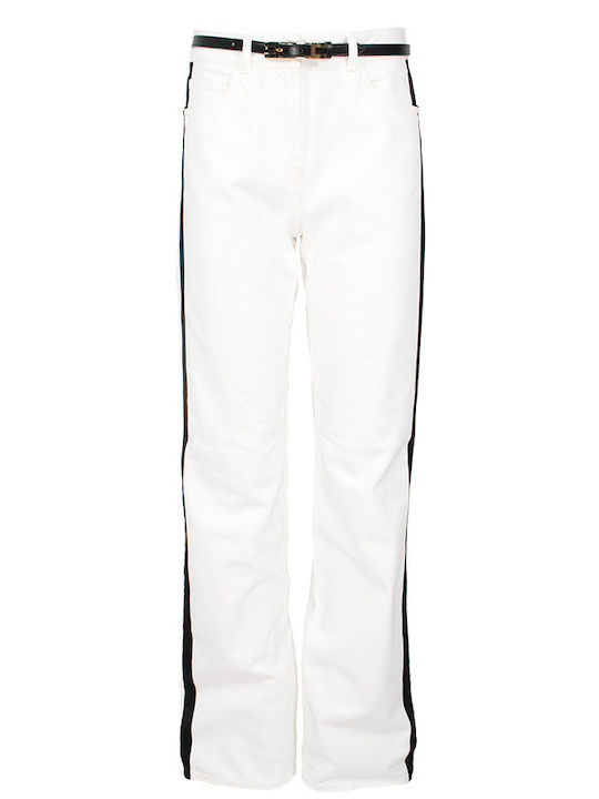 Elisabetta Franchi High Waist Women's Jean Trou...