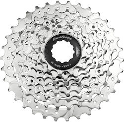 Cassette Sunrace CSM66 11-34 8 Speeds Nickel Cassette Sunrace CSM66 11-34 8 Speeds Nickel