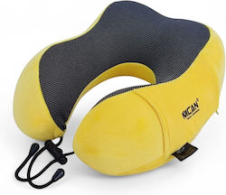 Mcan M-13 Μαξιλαράκι Ταξιδίου Memory Foam Κίτρινο