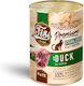 Fisi Nasses Katzenfutter Dose mit Ente und Huhn 400gr