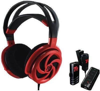 Thermaltake Shock Spin HD Over Ear Gaming Headset with Connection 3.5mm / USB Red